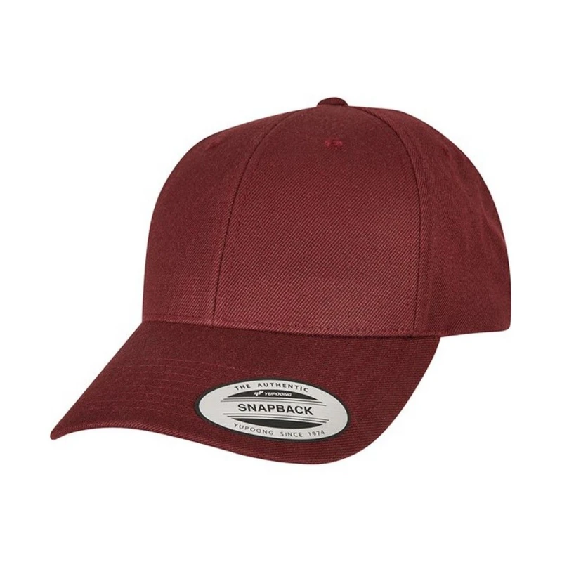 Image of Flexfit Flexfit Men Premium Snapback Cap in Maroon Maroon One Size Male 5063300286265