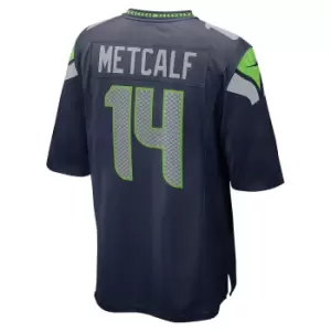 Image of Nike Nfl Home Game Jersey Seattle Seahawks Dk Metcalf 14, College Navy