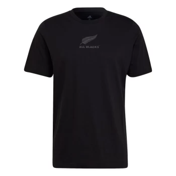 Image of adidas All Blacks Lifestyle T Shirt Mens - Black