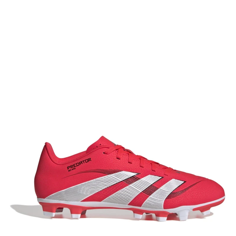 Image of adidas Predator Club Firm Ground Football Boots Red 9