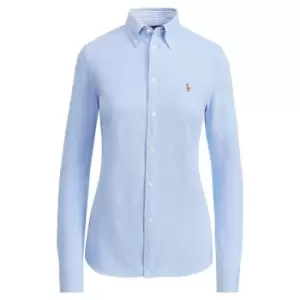Image of Polo Ralph Lauren Heidi Long Sleeve Shirt - Blue
