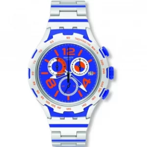 Image of Unisex Swatch Irony X-Lite -Chemical Blue Chronograph Watch