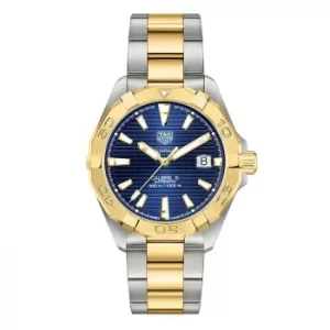 Image of TAG Heuer Aquaracer Mens Two Tone Bracelet Watch