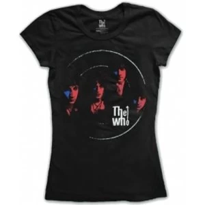 Image of The Who Soundwaves Black Ladies TShirt Size: Small