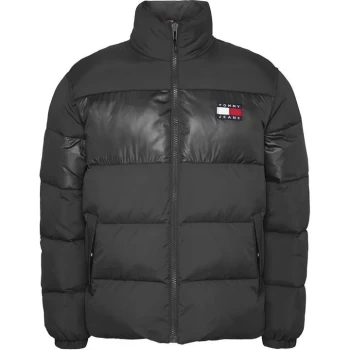 Image of Tommy Jeans Tonal Padded Jacket - Black BDS