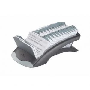 Image of Durable VEGAS TELINDEX Desk Stand 500 double-sided Record Cards Black