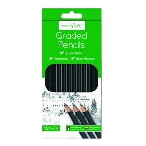 Image of Work of Art Graded Pencils Pack of 12 TAL05147