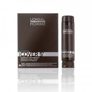 Image of LOreal Professionnel HOMME Cover 5 Hair Colour Gel 6 Light Brown