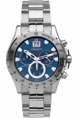 Image of Mens Michel Herbelin Newport Trophy Chronograph Watch 36670/B15