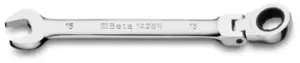 Image of Beta Tools 142 SN7 Swivel End Ratchet Combination Wrench 7 x 7mm 001420207