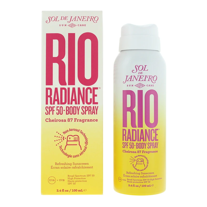 Image of Sol De Janeiro Rio Radiance SPF 50 Body Spray 100ml