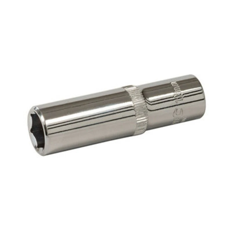 Image of Loops DEEP 12mm Socket Driver 6 Point 3/8" Ratchet Spanner Bit Steel Square Tool Metallics