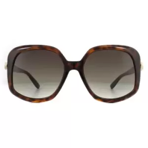 Image of Fashion Havana Black Brown Gradient Sunglasses