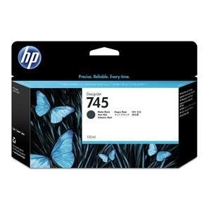 Image of HP 745 Matte Black Ink Cartridge 130ml