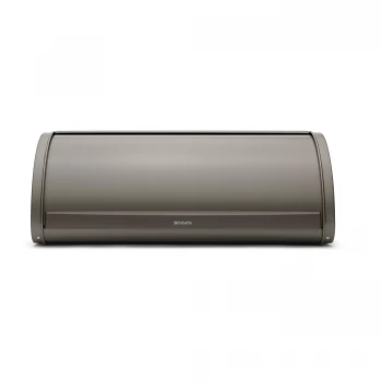 Image of Brabantia Roll Top Bread Bin - Platinum