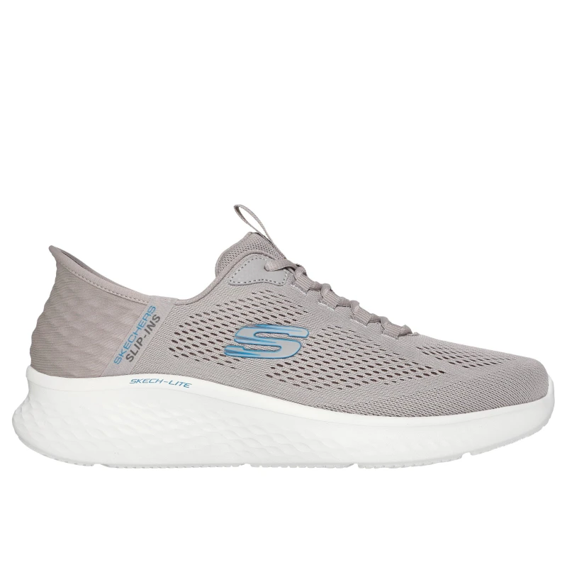 Image of Skechers Men Skech-Lite Pro Primebase Trainers in Taupe Size: 10 Taupe 10 Male 198376760250