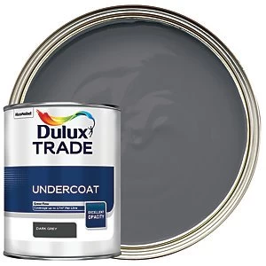 Image of Dulux Trade Undercoat Paint - Dark Grey 1L