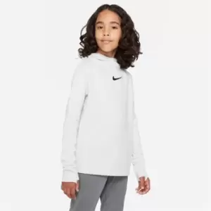 Image of Nike Dri-FIT Academy Big Kids Pullover Soccer Hoodie - Grey