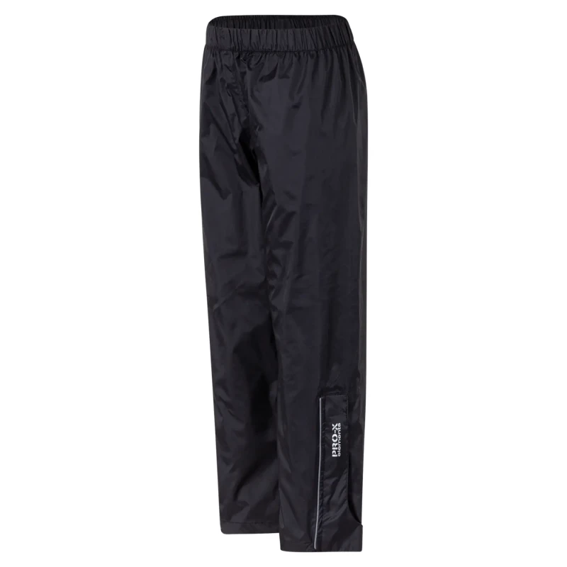 Image of Kids' rain trousers Pro-X Elements Toma Noir Unisex 16 ans