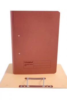Image of Guildhall Transfer File 275g Red - 25 Pack