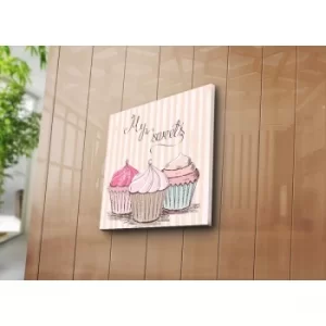 Image of 4545K-25 Multicolor Decorative Canvas Painting