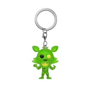 Image of Five Nights at Freddy's Radioactive Foxy Keychain