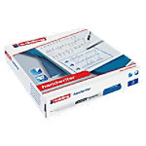 Image of Edding bullet tip handwriting pens box 200 blue