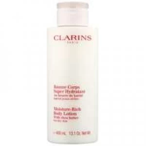 Image of Clarins Body Moisturisers Moisture-Rich Body Lotion with Shea Butter For Dry Skin 400ml / 13.1 oz.