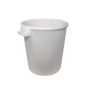 Image of Faithfull Builder's Bucket 50 litre (10 gallon) - White FAI10GBUCKET