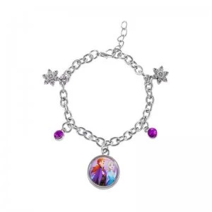Image of Disney Frozen II Anna and Elsa Charm Bracelet
