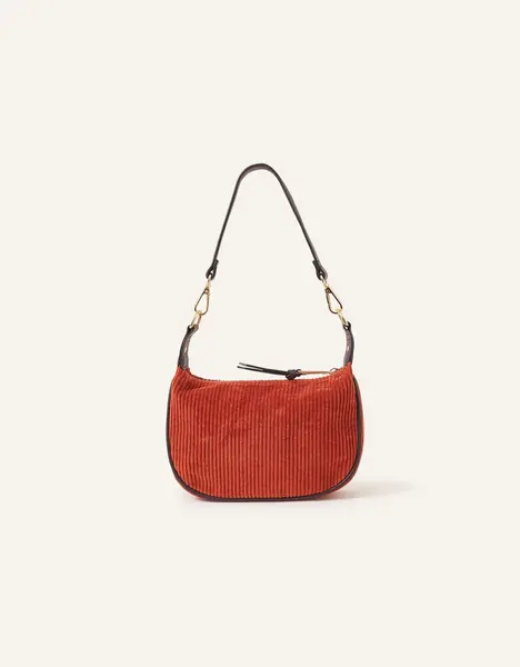 Image of Accessorize Mini Cord Shoulder Bag Orange