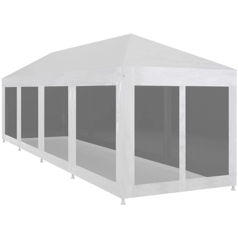 Image of VIDAXL Party Tent with 10 Mesh Sidewalls 12x3 m Vidaxl 45112
