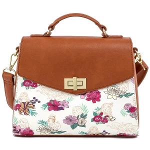 Image of Loungefly Disney Princess Floral Crossbody Bag