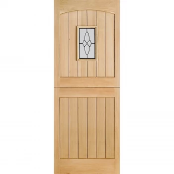Image of Cottage - Stable - 1 Lite Glazed Exterior Door - Oak - 1981 x 838 x 44