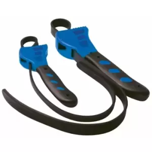 Image of Silverline - Rubber Strap Wrenches Set 2pce - 500 & 600mm