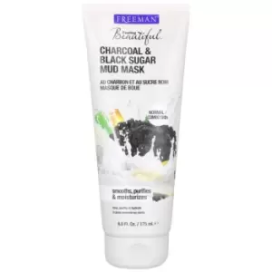Image of Freeman Feeling Beautiful mud mask for normal and combination skin Charcoal & Black Sugar 175ml