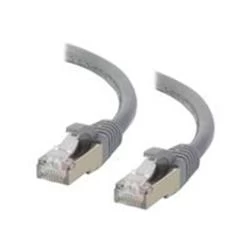Image of C2G 20m Cat6a Booted Shielded (SSTP) Network Patch Cable Grey