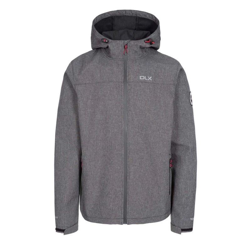 Image of Trespass Gabe DLX Softshell Jacket Black male M