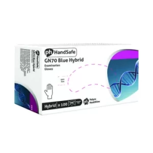 Image of Shield Vinyl/Nitrile Mix Powder Free Gloves Small (Pack of 100) GN70