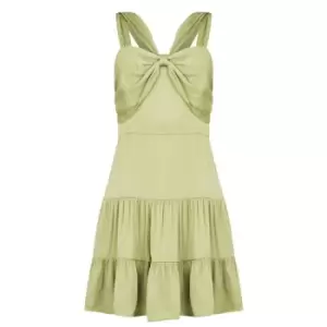 Image of Ted Baker Phoenyx Knot Dress - Green
