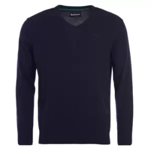 Image of Barbour Essential V-Neck Sweatshirt - Blue