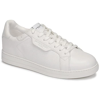 Image of Michael Kors KEATING mens Shoes Trainers in White