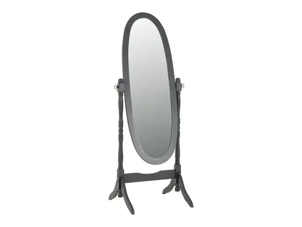 Image of Seconique Contessa Grey Wooden Cheval Mirror