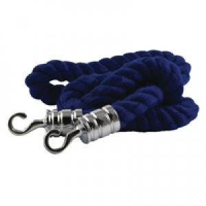 Image of Albion Royal Blue Rope 25x1500mm With Chrome Hooks VERRS-CLRP-CHBU