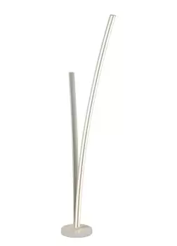 Image of 2 Light Floor Lamp Dimmable, 16W, 20W LED, 4000K, 2270lm, White