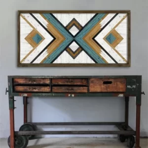 Image of TAH048 Multicolor Decorative Framed MDF Painting