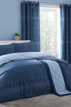 Image of 'Rohini' Heritage Detail Duvet Cover Set