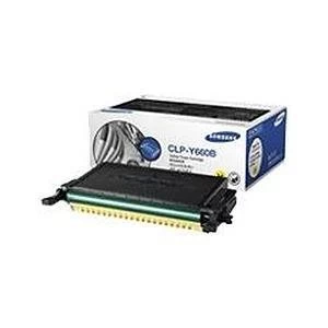 Image of Samsung CLP Y660B Yellow Laser Toner Ink Cartridge