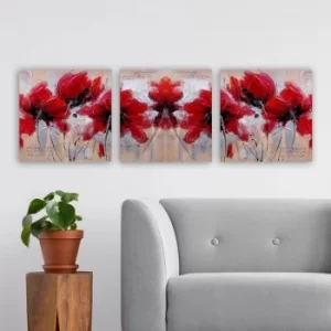Image of PDKR1036 Multicolor Decorative Canvas Painting (3 Pieces)