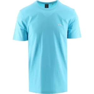 Image of BOSS Light Pastel Blue Tee Curved T-Shirt
